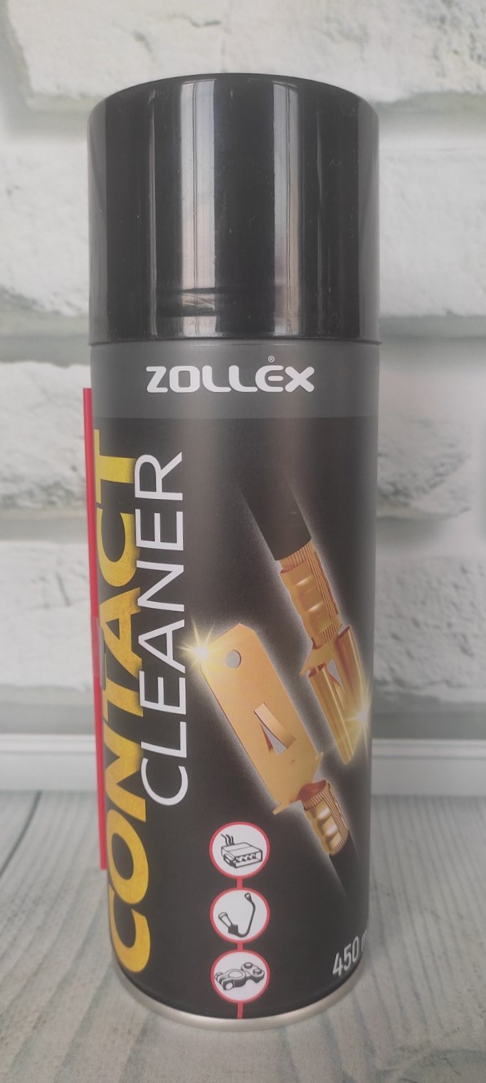 Очисник електричних контактів та клем 450мл Zollex